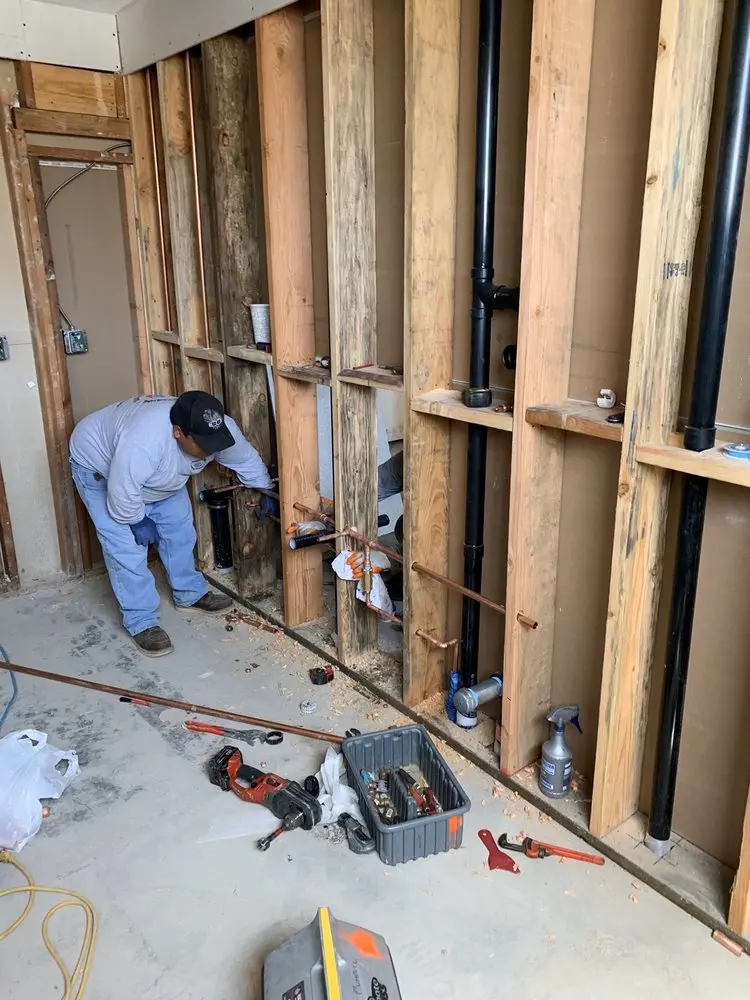 Commercial rough-in plumbing for Water Heater Replacement in Linfield Woods